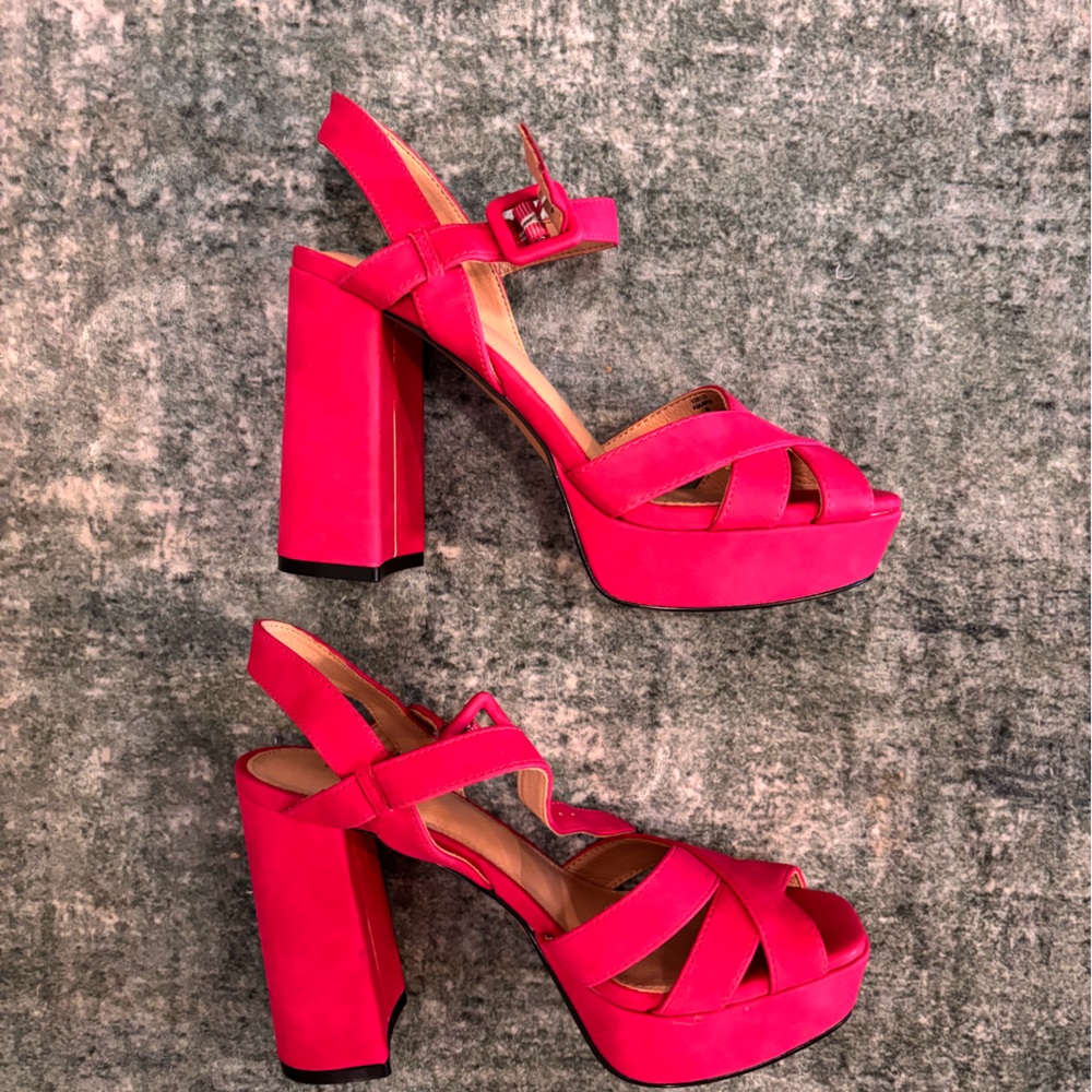 limelight Pink Women's Platform Heels